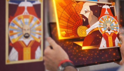 Exposição tech “O Peregrino Loyola”