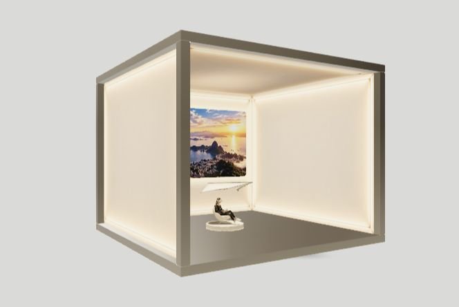 Sala interativa em 3D da Leafbone